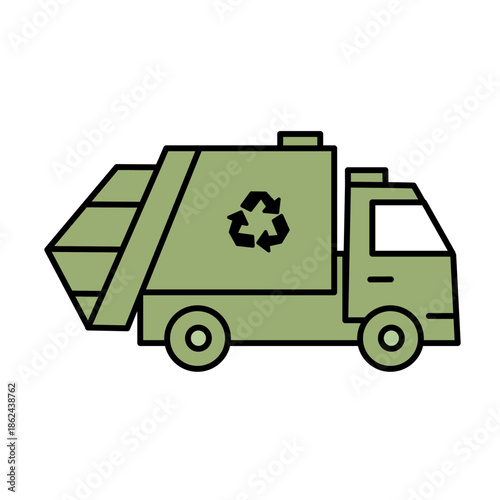 Eco Responsible Waste Collection Truck