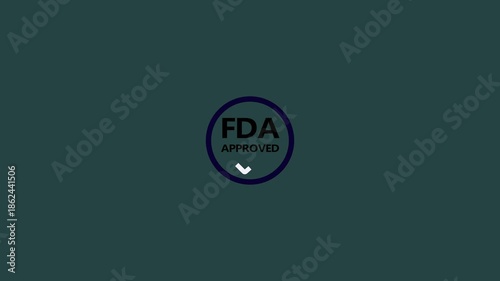FDA App logo with dark background symbol icon