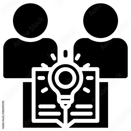 pedagogy icon isolated on white background. Vector illustration icon knowledge and learning and other business