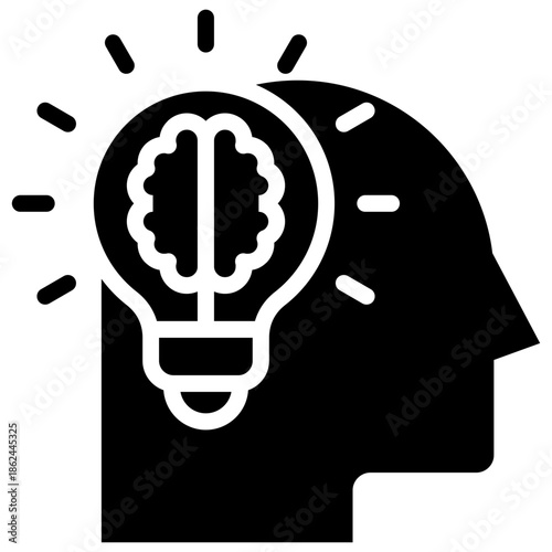 philosophy icon isolated on white background. Vector illustration icon knowledge and learning and other business