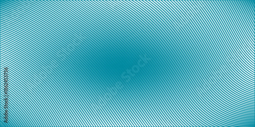 Abstract blue wave lines pattern on white background with space for your text