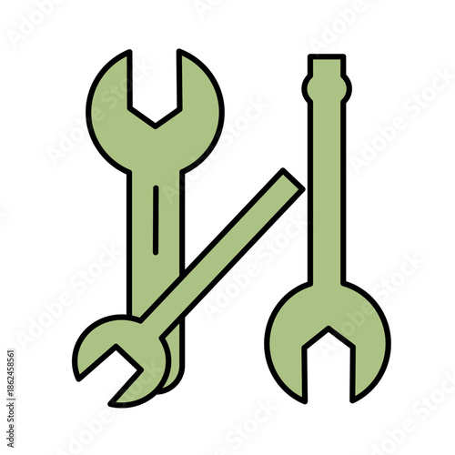 Eco Maintenance Tools And Repair Icon
