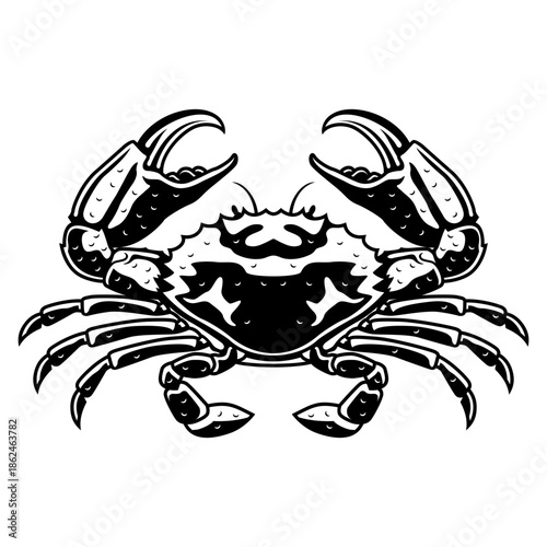 Crab Illustration Vector
