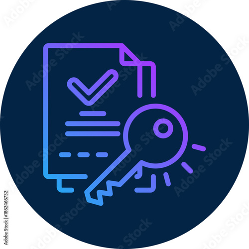 Smart contracts  icon isolated on white background. vector illustration icon for Blockchain technology