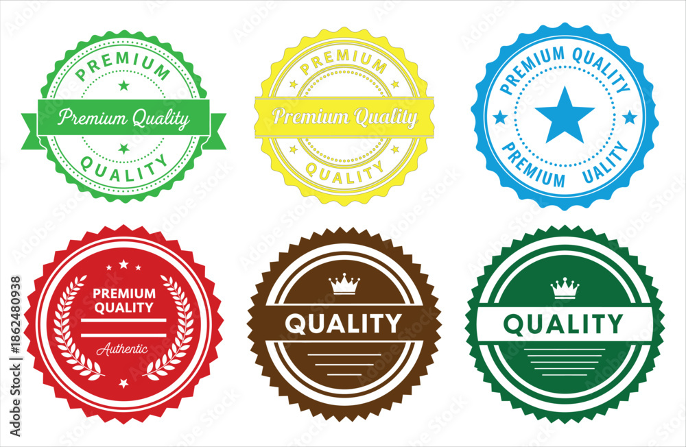 Obraz premium Quality premium labels collection