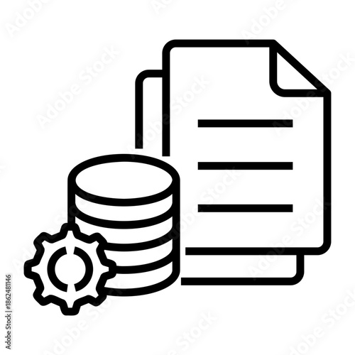 data integration Line Icon