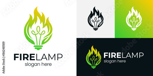 Smart chat logo design illustration. Light bulb design with chat bubble vector symbol inspiration.