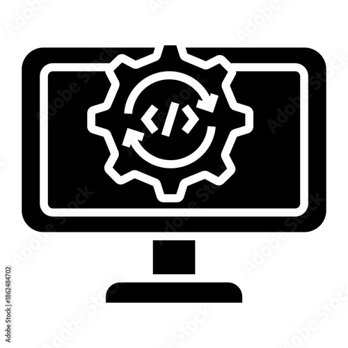 data integration Solid icon