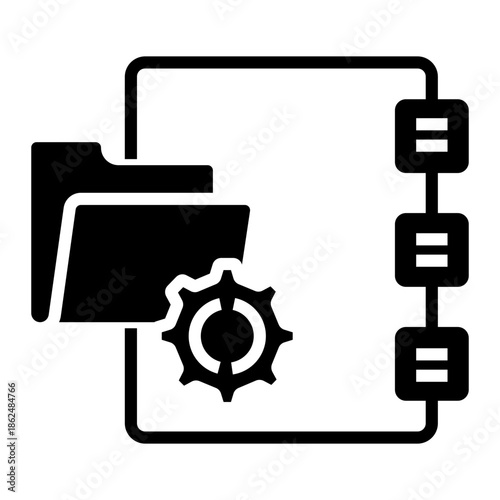 data integration Solid icon