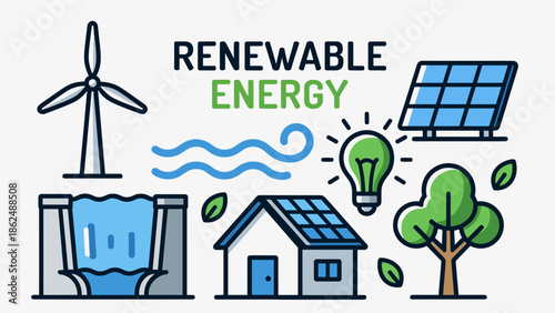 Sustainable Green Energy Concepts with Solar, Wind, and Hydro Power