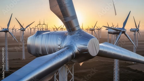 Wind Turbines Renewable Energy Landscape.