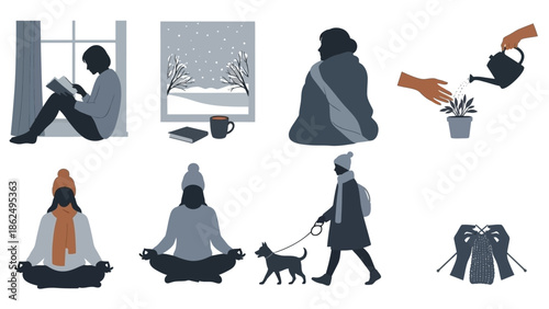 Relaxing daily activities for a peaceful life