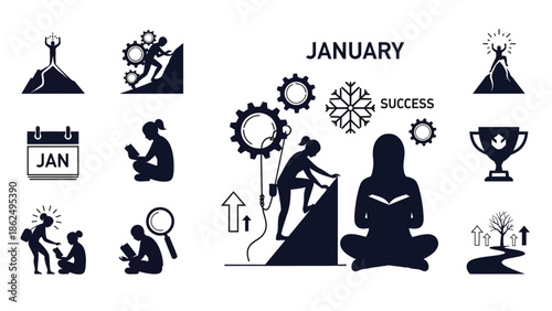 Achieving success in january through hard work and planning
