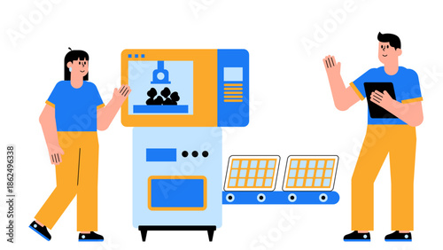 Concept of space solar power beaming energy to Earth via microwaves