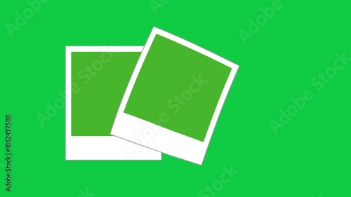 photo frames of instant printing camera, Instax film frame, Instax photo dropping in, Instax polaroid photo frame