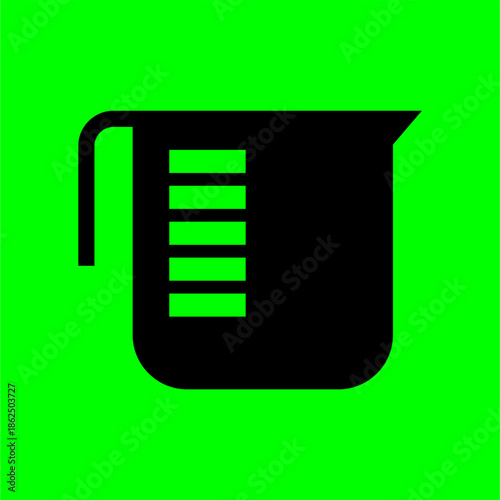 flat icon about kitchen mono color vector design on green screen background