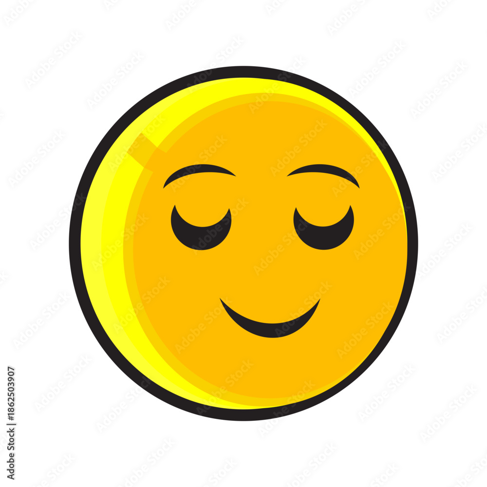 Fototapeta premium confused ematicon vector