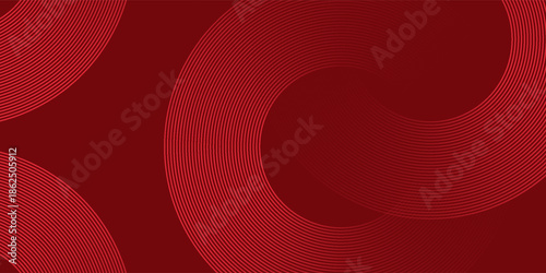 Modern red abstract circle background with dynamic shapes composition abstract modern