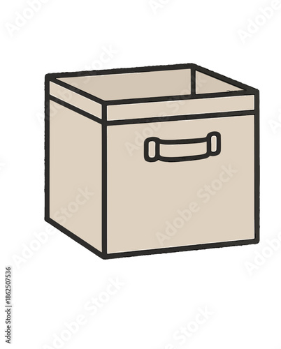 Simple Fabric Storage Box.