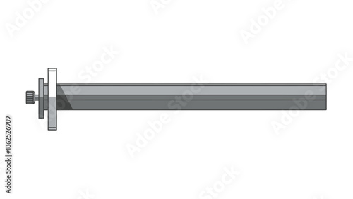 Stylized medieval sword illustration on white background.