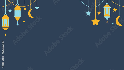 Islamic Ornaments Decorative Borders and Frames for Festive Occasions and Design Projects