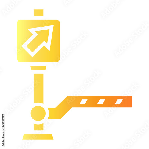 public transportation Gradient icon