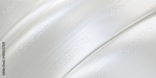 Luxury silver background. Modern white background. 3D vector illustration.