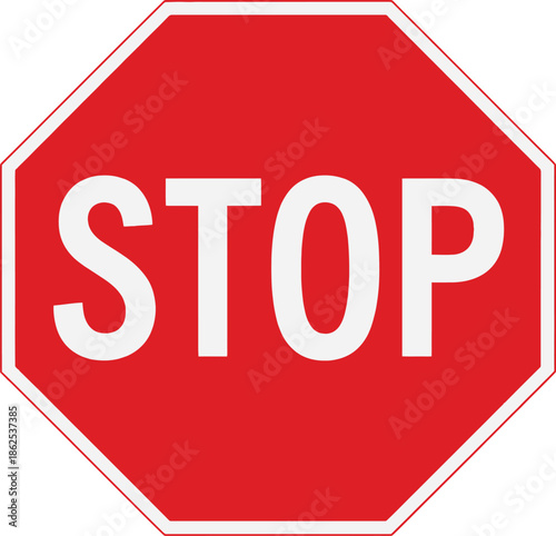 Red Stop Sign Traffic Signage