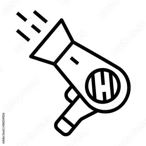 beauty salon Line Icon