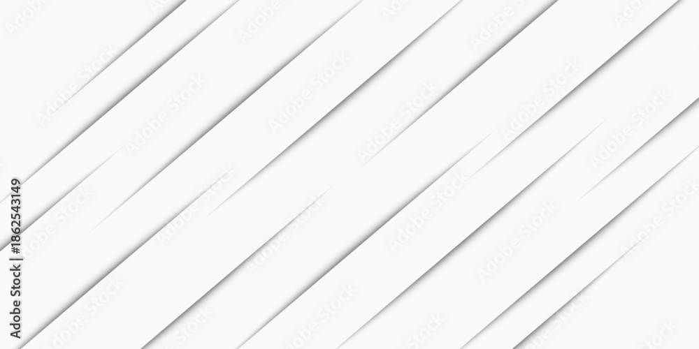 Obraz premium Abstract white background. Minimal geometric white light background