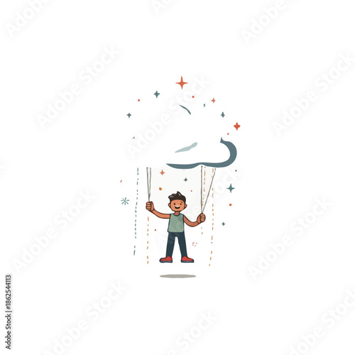 Wallpaper Mural illustration bold color 6 Torontodigital.ca