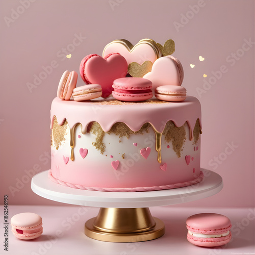 Sweetheart Romance Cake