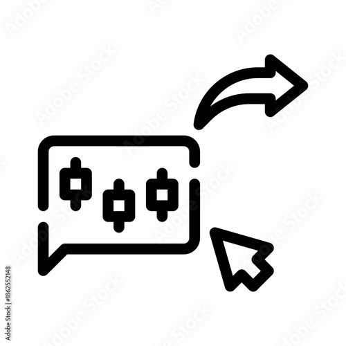 shares line icon