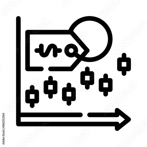 stock price line icon