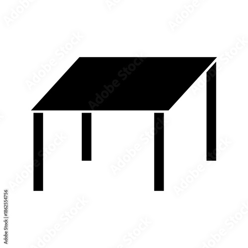 table icon on white background