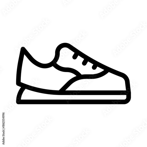 sports shoes line icon