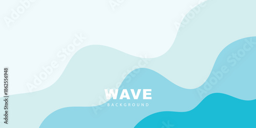 abstract creative wave shapes banner background.