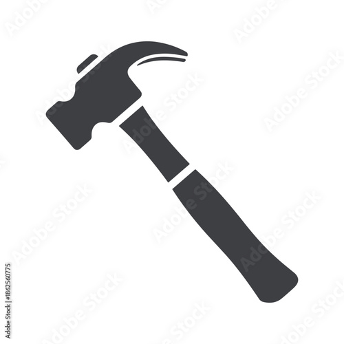 Simple hammer tool Vector