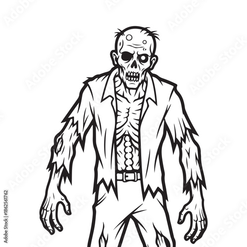 sketch of a man with glasses