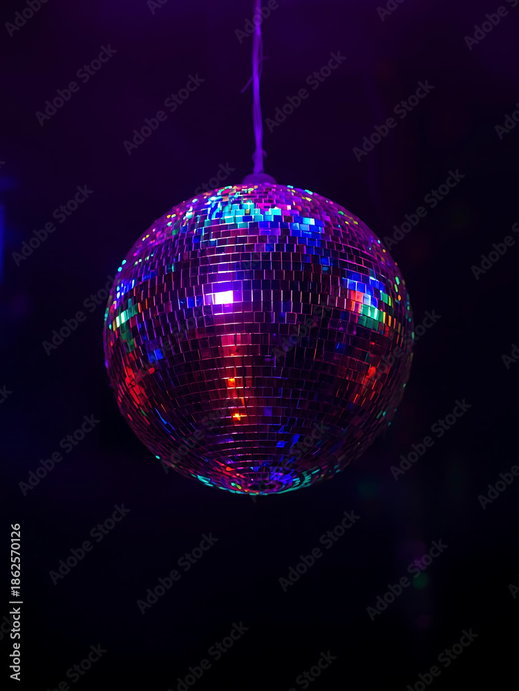 Obraz premium disco ball with lights