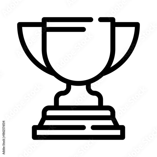 trophy line icon