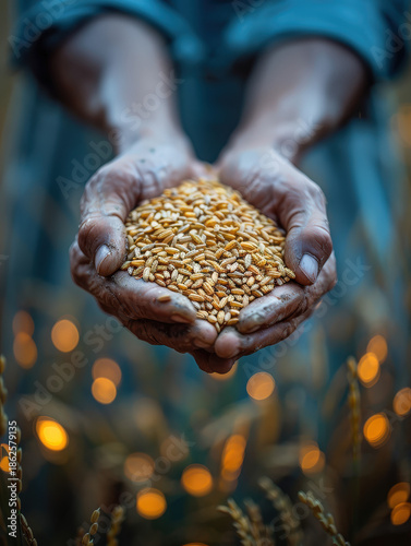 farmer, harvest, asian, senior, man, field, paddy, grain, rural, thailand, worker, traditional, lifestyle, organic, food, golden, nature, sustainability, abundance, prosperity, growth, success, herita