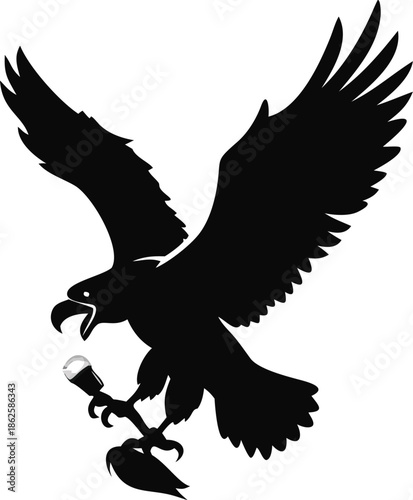 Eagle Carrying A Fish In Its Talons