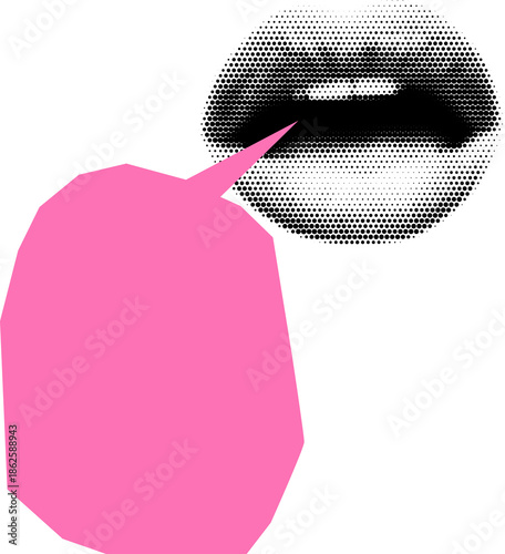Scrapbook Mouth Speech