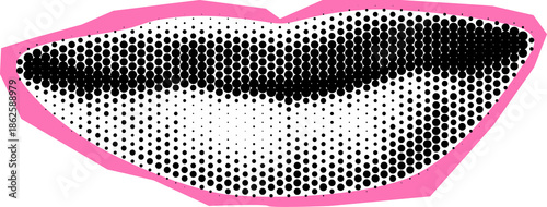Fotografi Scrapbook Collage Lips