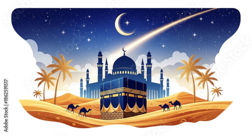 silhouette of mosque