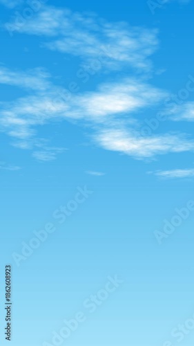 Day with blue sky Nature weather blue sky. cloud time lapse. Vertical. Full HD. 4K
