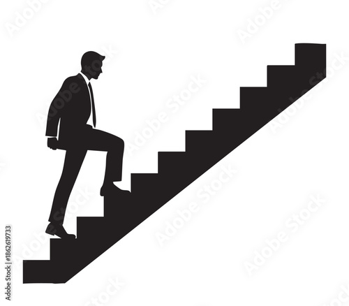 Successful Businessman Silhouette