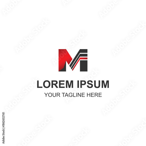 Modern automotive speed racing letter M logo design for transport company with Creative Illustration