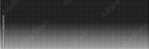 Flowing dots particles wave pattern 3D curve halftone black gradient curve shape isolated on white background. Vector in concept of technology, science, music, modern vector wave